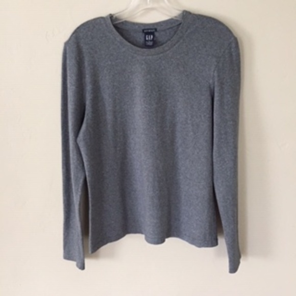 GAP Tops - Gap Stretch Long Sleeve Crew Neck Tee